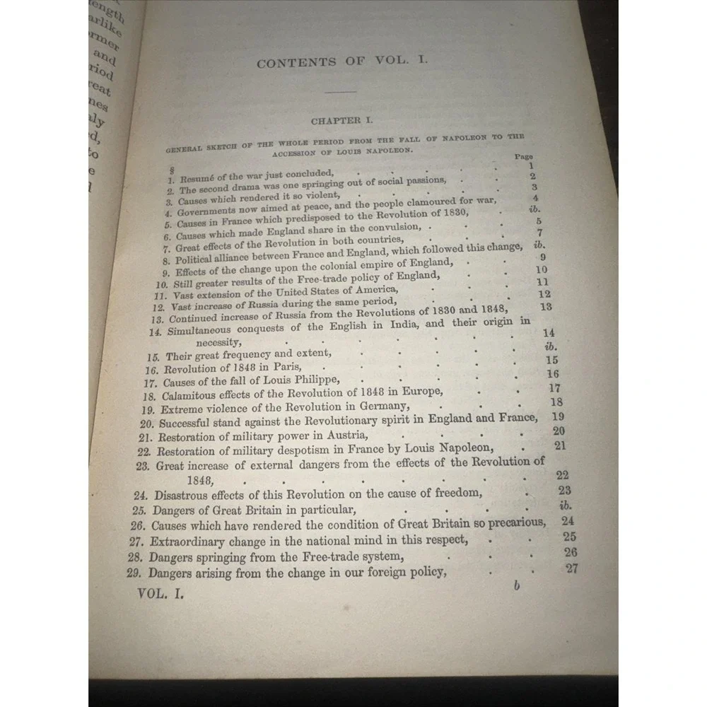 Bart Sir‎ Archibald Alison / HISTORY OF EUROPE FROM THE FALL OF NAPOLEON 1852